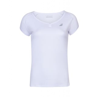 Babolat Tennis-Shirt Play Club Cap Sleeve 2021 weiss Damen